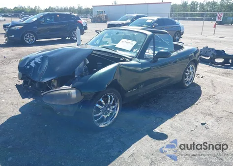 1999 Mazda Mx-5 Miata Leather Pkg/Popular Equipment Pkg/Sports Pkg/Touring Pkg z USA, uszkodzony, nr VIN JM1NB3535X0125025